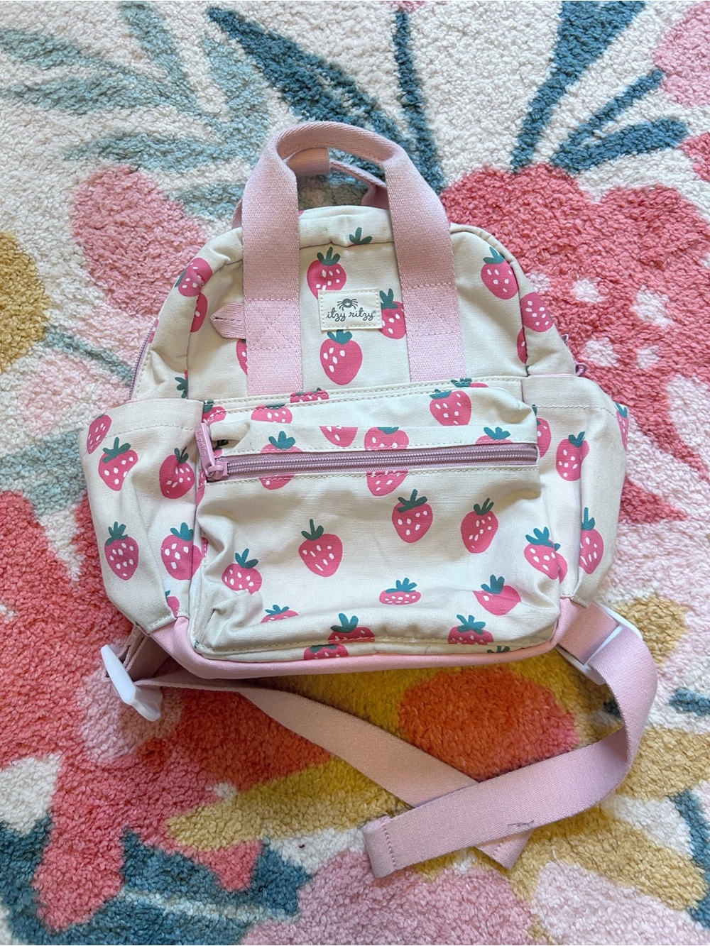 Itzy Ritzy Strawberry Mini Backpack